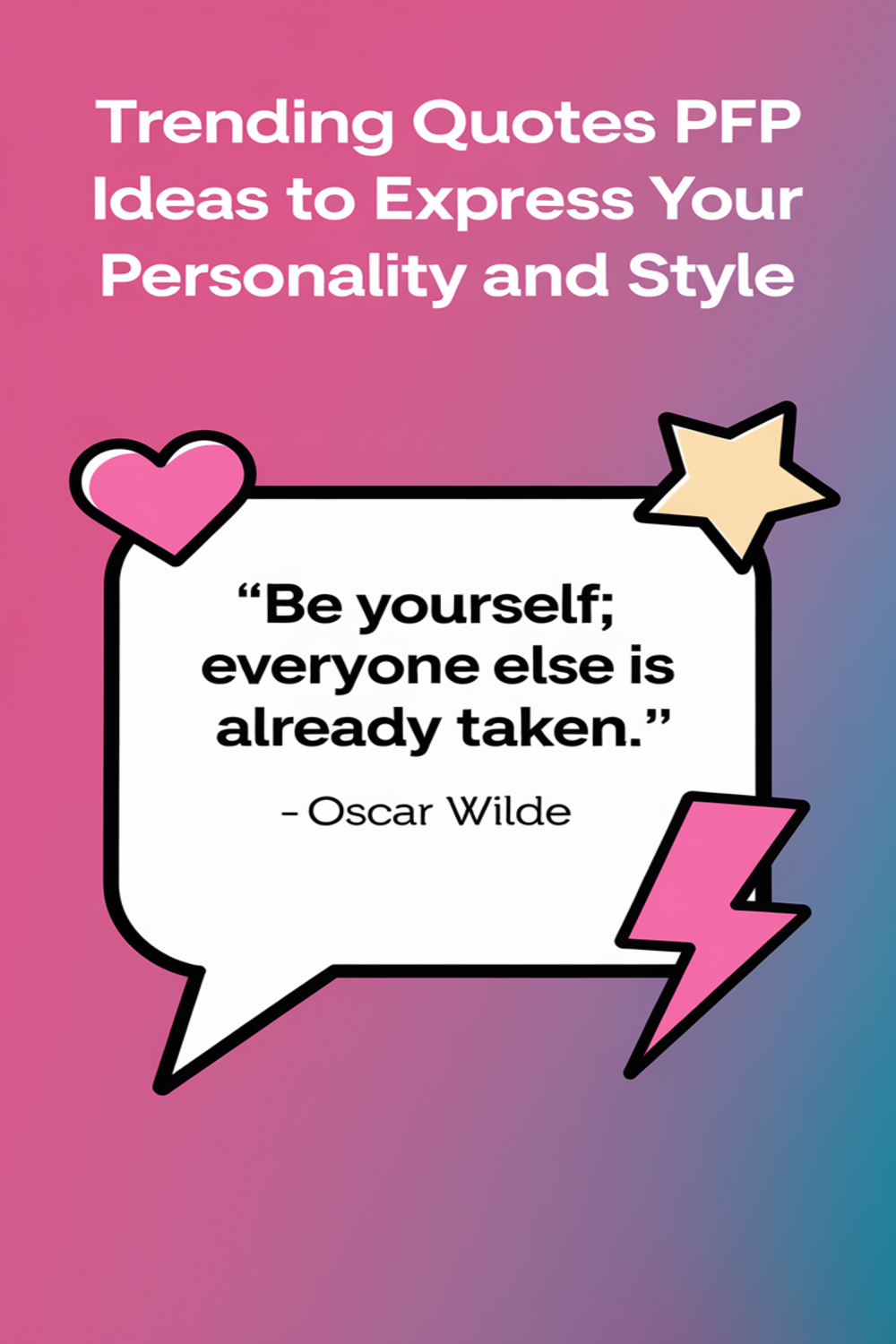 Trending Quotes PFP Ideas To Express Your Personality And Style 